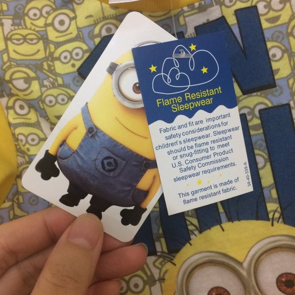 Despicable Me One in a Minion Pajama Top - Picture 4 of 6